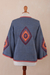 Crocheted cotton cardigan, 'Andes Sunrise' - Hand-Crocheted Open Cardigan (image 2f) thumbail