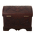 Leather and wood chest, 'Peruvian Cache' - Leather Overlaid Wood Chest in Colonial Style from Peru (image 2g) thumbail