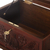 Leather and wood chest, 'Peruvian Cache' - Leather Overlaid Wood Chest in Colonial Style from Peru (image 2h) thumbail