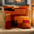 Wool cushion cover, 'Warm Patchwork' - 100% Wool Hand Woven Cushion Cover in Earth Tones from Peru