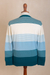 Men's cotton sweater, 'Cool Horizons' - Men's Striped Pima Cotton Sweater