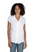 Cotton blouse, 'Bright Summer' - Cotton Blouse with Floral Embroidery in Bright White
