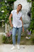 Cotton blouse, 'Bright Summer' - Cotton Blouse with Floral Embroidery in Bright White