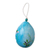 Pajarera de calabaza mate seca - Casita para pájaros de seca calabaza azul con pájaro en un árbol en flor