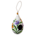 Dried mate gourd birdhouse, 'Old-Time Garden' - Hand Painted Cut Dried Gourd Birdhouse from Peru (image 2a) thumbail