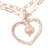 Cultured pearl anklet, 'River Romance' - Double-chained Anklet with Heart Shaped Pearl Pendant (image 2d) thumbail