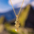 Gold plated pendant necklace, 'Andean Force' - 18K Gold Plated Necklace with Inca Tumi Pendant (image 2) thumbail