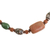 Jasper beaded jewelry set, 'Green Peru' - Jasper and Ceramic Beaded Necklace and Earring Set (image 2b) thumbail