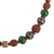 Ceramic beaded jewelry set, 'Green Mountains' - Ceramic Beaded Necklace and Earring Set in Earth Colors (image 2d) thumbail