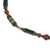 Ceramic beaded jewelry set, 'Green Mountains' - Ceramic Beaded Necklace and Earring Set in Earth Colors (image 2e) thumbail
