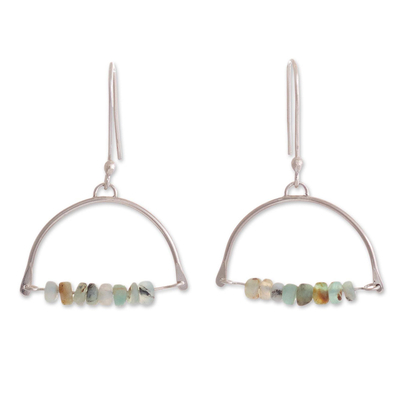 Contemporary Andean Opal Earrings