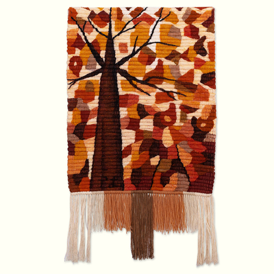 Andean Handwoven Nature Theme Tree of Life Tapestry