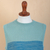 Herren-Pulloverweste aus Baumwollmischung - Herrenweste aus Baumwollmischung in Mint- und Blautönen