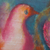 'Doves and the Bougainvilleas' - Andean Fantasy Painting of Doves and Flowers at Dawn (image 2b) thumbail