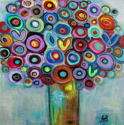 Abstract Tree Painting from Peru