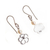 Aretes colgantes de perlas cultivadas - Pendientes Originales de Plata de Ley con Perlas Cultivadas