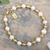 Gold-plated cultured pearl beaded bracelet, 'Leading Lady' - Beaded Bracelet with Cultured Pearl (image 2) thumbail