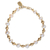 Gold-plated cultured pearl beaded bracelet, 'Leading Lady' - Beaded Bracelet with Cultured Pearl thumbail