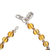 Citrine beaded bracelet, 'Summer Sunshine' - Artisan Crafted Citrine Bead Bracelet