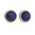 Sodalite stud earrings, 'Boundless Sea' - Small Stud Earrings with Sodalite thumbail