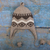 Chullo-Mütze aus Alpaka-Mischung - Braune Unisex-Chullo-Mütze aus Alpakamischung