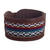 Leather and wool wristband bracelet, 'Rustic Cusco' - Artisan Crafted Leather and Wool Bracelet