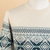 100% alpaca men's sweater, 'Clouds in the Andes' - 100% Alpaca Men's Pullover Sweater with Geometric Design (image 2f) thumbail