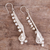 Cultured pearl filigree dangle earrings, 'Gocta Falls' - Peruvian Silver Filigree Earrings with Cultured Pearls