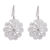 Sterling silver filigree dangle earrings, 'Favorite Flower' - Artisan Crafted Sterling Silver Filigree Earrings (image 2a) thumbail