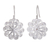 Sterling silver filigree dangle earrings, 'Favorite Flower' - Artisan Crafted Sterling Silver Filigree Earrings (image 2c) thumbail