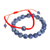 Sodalite beaded bracelets, 'Barefoot Stroll' (pair) - Pair of Hand-crafted Sodalite Beaded and Macrame Bracelets