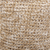 Bolso bandolera de punto de yute - Bolsa tejida beige y marfil de yute con cuentas de madera de queso