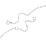 Amazonite pendant necklace, 'Sweet Azure' - Modern Aqua Blue Amazonite and Andean Silver Necklace