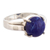Lapis lazuli cocktail ring, 'Deep Blue Aura' - Modern Peru Lapis Lazuli Single Stone Ring thumbail