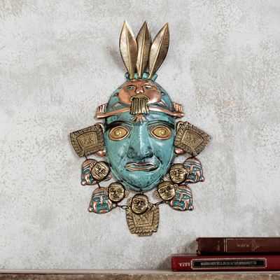 Wall Mask Fantasy Decor, Decorative Mask, Sculpture by Antonio Mayer