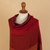 Baby alpaca blend shawl, 'Warm Mixes' - Peruvian Handloomed Baby Alpaca Blend Shawl in Warm Colors