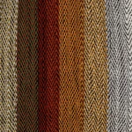 100% alpaca scarf, 'Eucalyptus Forest' - Multicolored Striped Scarf Hand-woven with 100% Alpaca