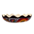 Dried gourd catchall, 'Multicolour Flight' - Hand-carved Hand-painted Dried Gourd Catchall from Peru