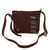 Leather shoulder bag, 'Sunday Walk' - Peruvian Artisan Crafted Brown Leather Shoulder Bag