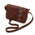 Leather shoulder bag, 'Memorable Walk' - Artisan Crafted Brown Leather Shoulder Bag from Peru (image 2b) thumbail