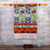 Wandteppich aus Wolle - Mehrfarbiger Wandteppich aus Wolle mit Blumenmotiv, handgewebt in Peru