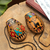 Ceramic ocarinas, 'Rhythm of the Earth' (Pair) - Pair of Handcrafted Ceramic Andean Ocarinas from Peru (image 2) thumbail