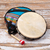 Leather and wood drum, 'Sacred Sound' - Leather and Cumaru Wood Drum Handcrafted in Peru (image 2) thumbail