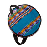 Leather and wood drum, 'Sacred Sound' - Leather and Cumaru Wood Drum Handcrafted in Peru