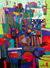 'Divinity' - Colorful Abstract Original Painting thumbail