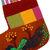 Embroidered Christmas stocking, 'Sweet Christmas Home' - Handmade Multicolour Christmas Stocking with Andean Details