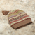 100% alpaca hat, 'Bright Patterns' - Multicolor 100% Alpaca Andean Hat crafted in Peru (image 2b) thumbail