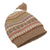 100% alpaca hat, 'Bright Patterns' - Multicolor 100% Alpaca Andean Hat crafted in Peru (image 2c) thumbail
