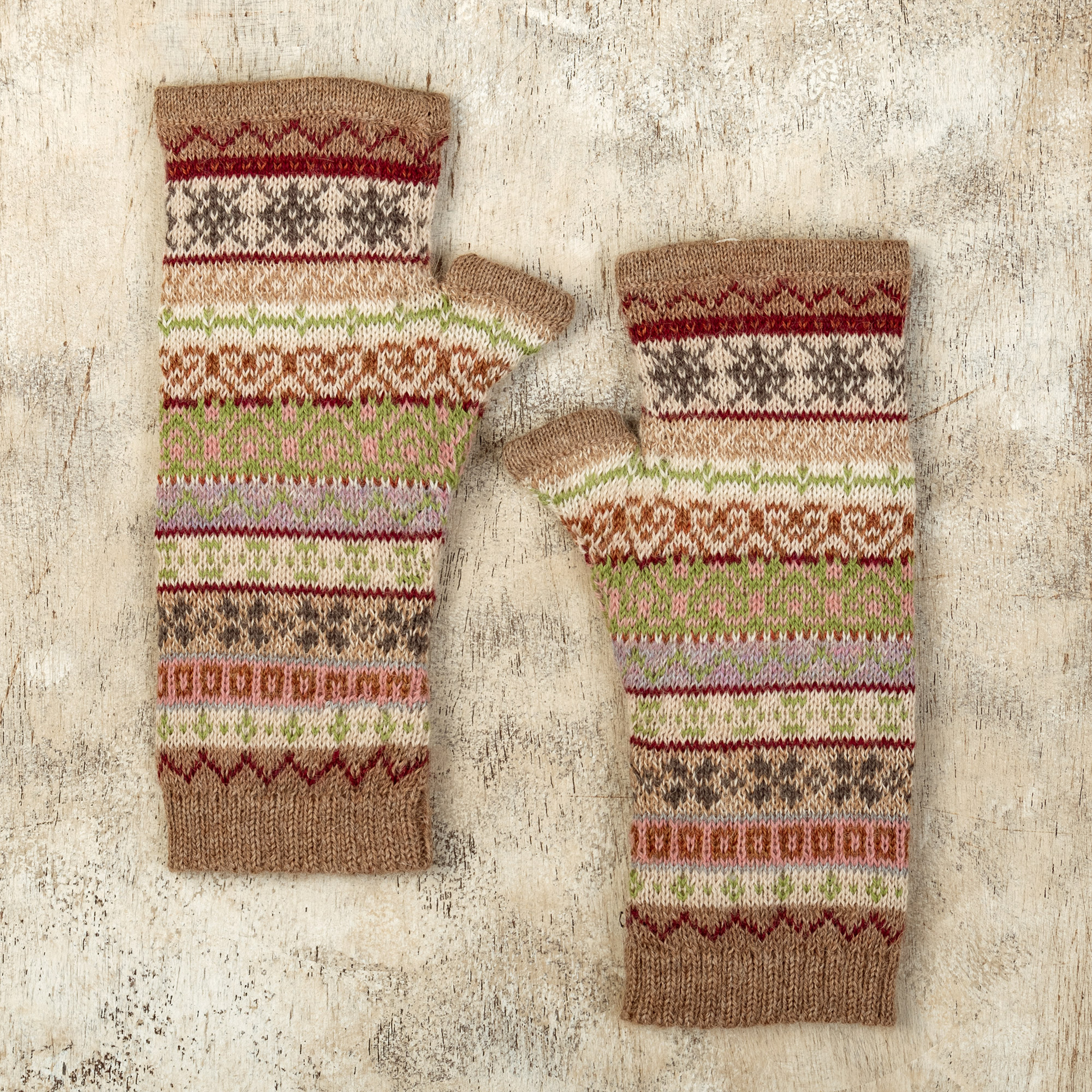 peruvian mittens