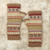 100% alpaca fingerless mittens, 'Bright Patterns' - Peruvian Multicolor 100% Alpaca Andean Fingerless Mittens (image 2) thumbail
